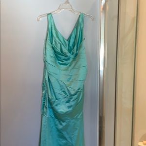 Bridesmaid dress from David’s Bridal